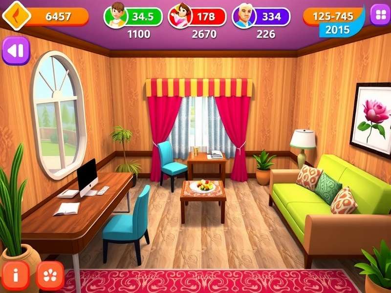 Bungalow Bliss Designer Gameplay Screenshot