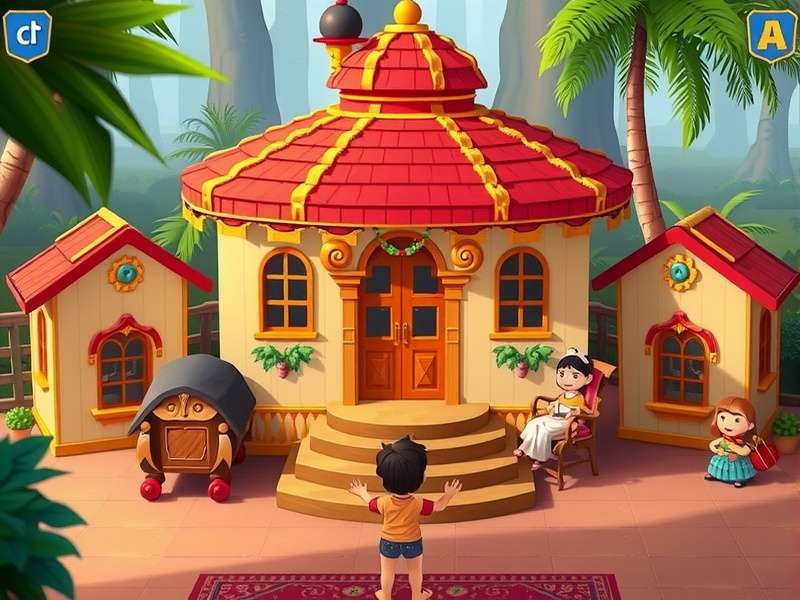 Indian Bungalow Bliss Designer Players